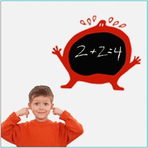 Pizarra con vinilo con suma. Juego didáctico. Etic-Etac