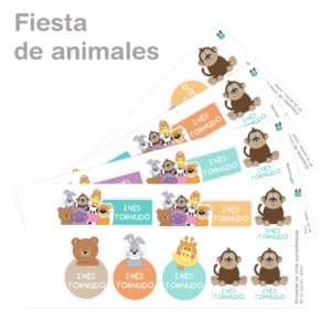 Etiquetas de vinilo con FORMAS-2607