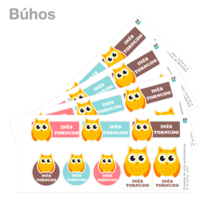 Etiquetas de vinilo con FORMAS-2605