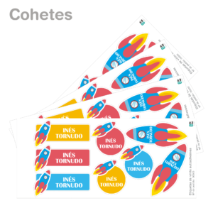 Etiquetas de vinilo con FORMAS-2600