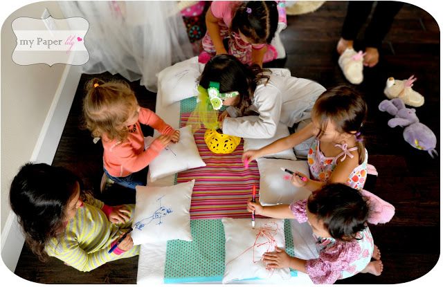 Fiesta infantil, la princesa y el guisante