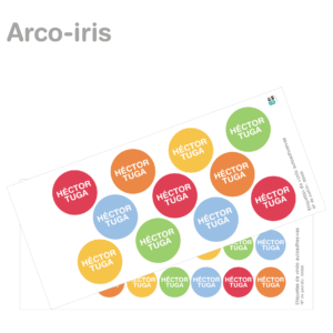 Etiquetas de vinilo REDONDAS-2588