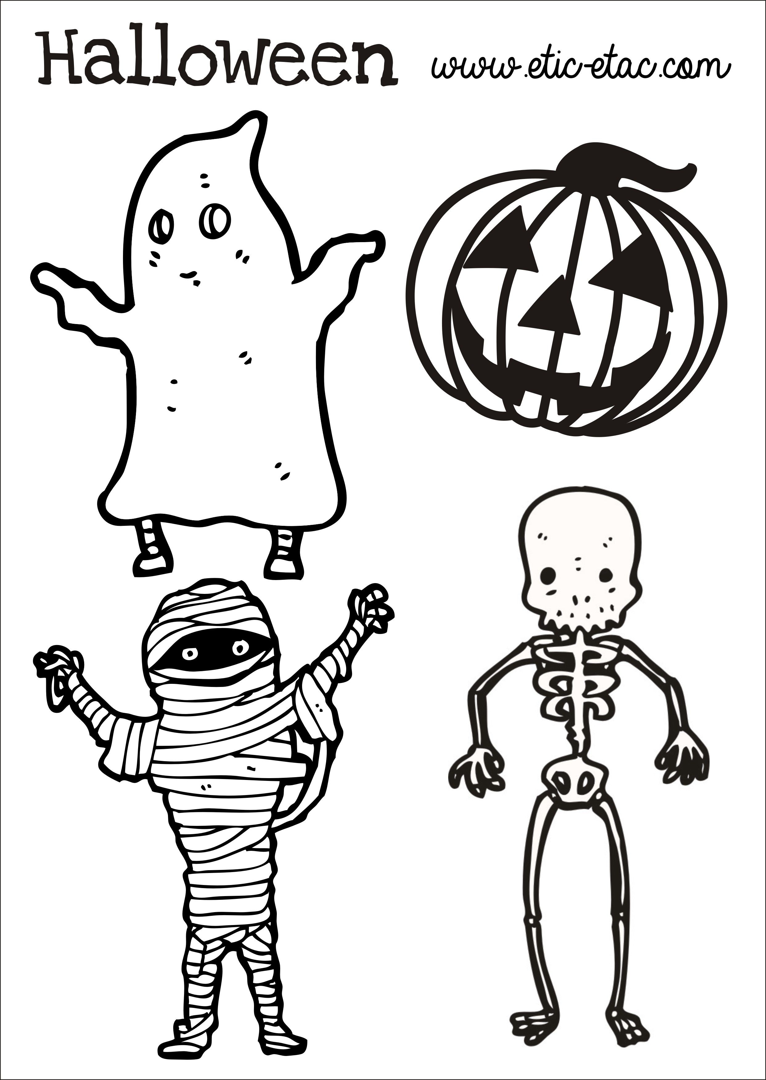 dibujos para colorear de halloween