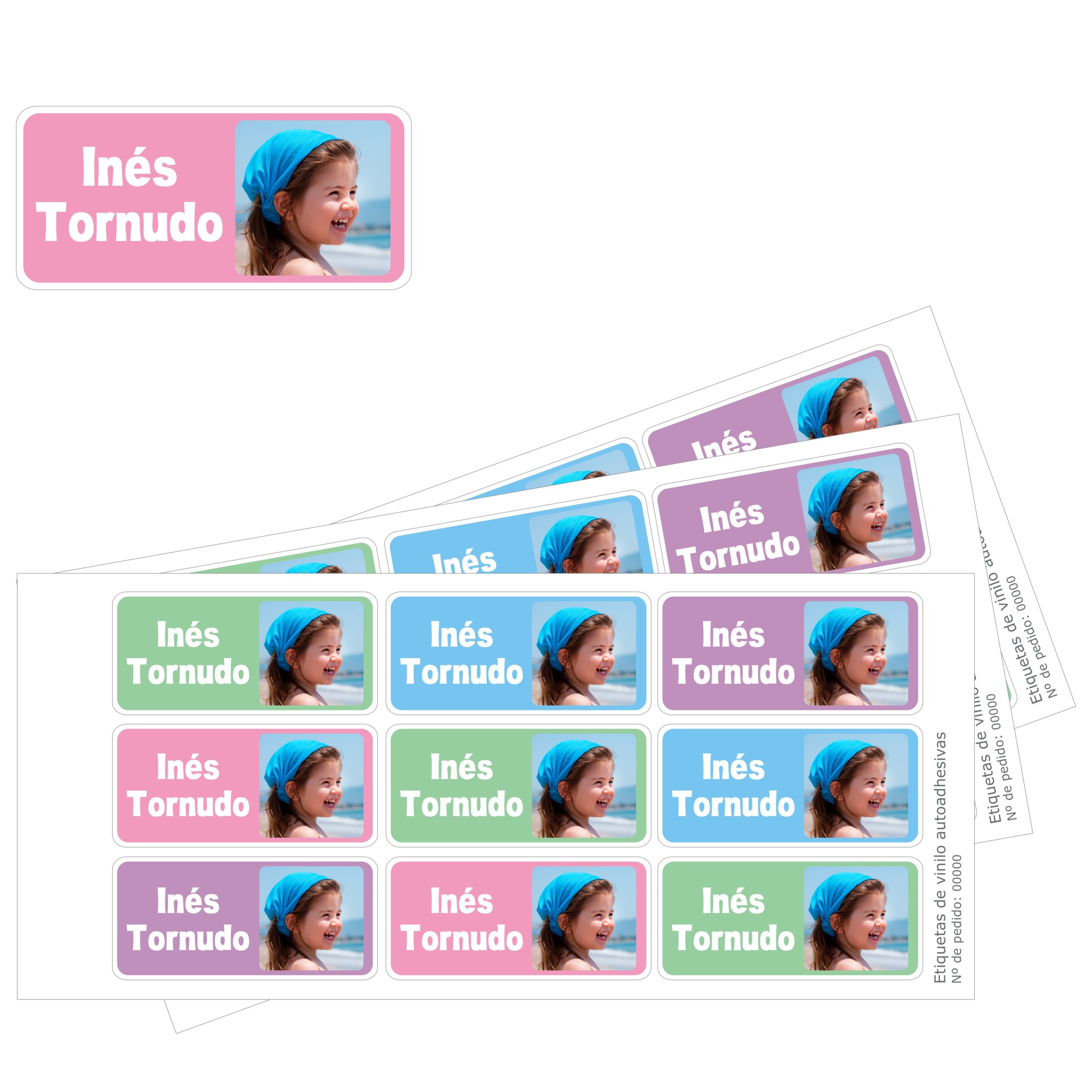 Etiquetas de vinilo con FOTO-7343