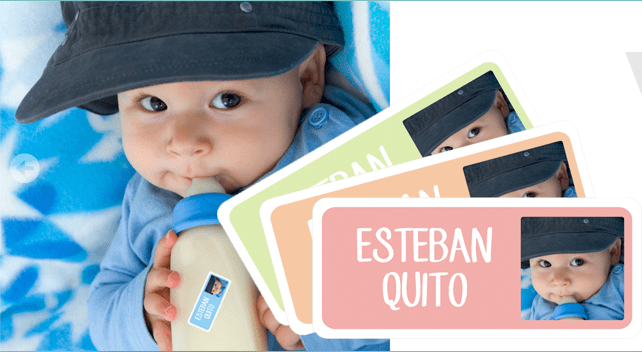 etiquetas para marcar la ropa y objetos