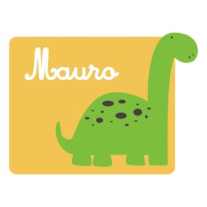 Mochila de algodón Dinosaurio Verde-3136