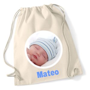 Mochila con de algodón Fotografía-3145