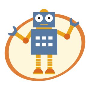 Mochila de algodón Robot-3077