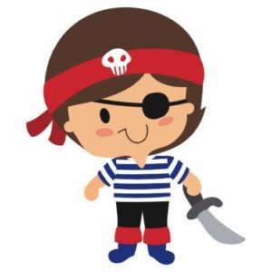 Mochila de algodón Pirata 2-5102