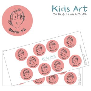 Etiquetas con el dibujo de tu hij@-7354