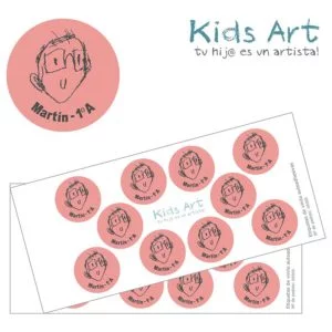 Etiquetas con el dibujo de tu hij@-7354