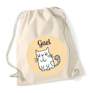 Mochila de algodón Gatito-0