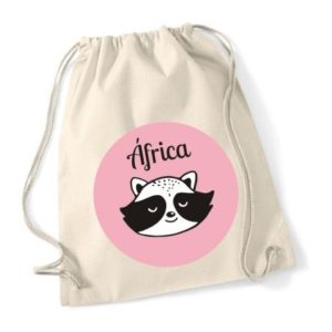 Mochila de algodón Mapache-0