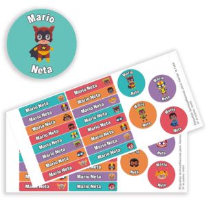 ETIQUETAS PARA ROPA SUPERHÉROES-0